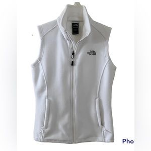 The North Face Fleece Vest. Size: S Color: White